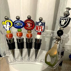Hand crafted- CHOICE-NFL Team Tailgate Bar Accessories
